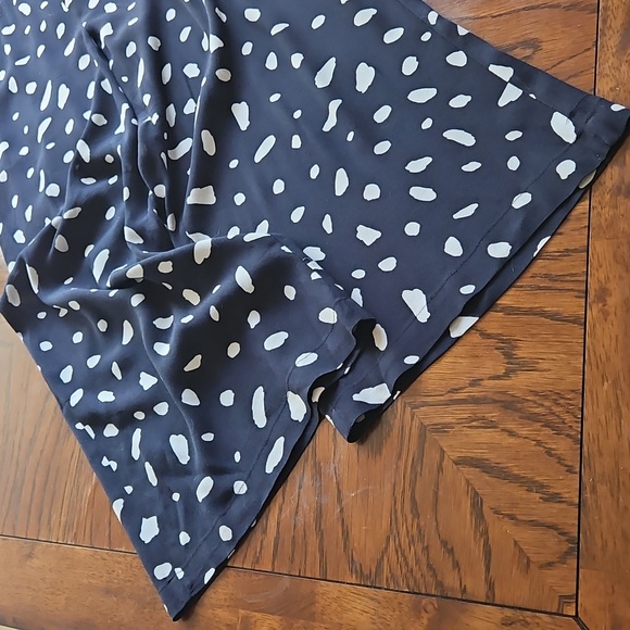 Wilfred Navy Blue Faun Wide Leg Cropped Pants L - Picture 6 of 15